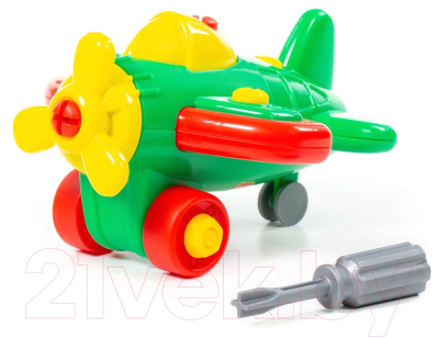 Конструктор Полесье Самолет / 77110