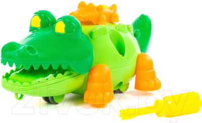 Конструктор Полесье Крокодил / 84446