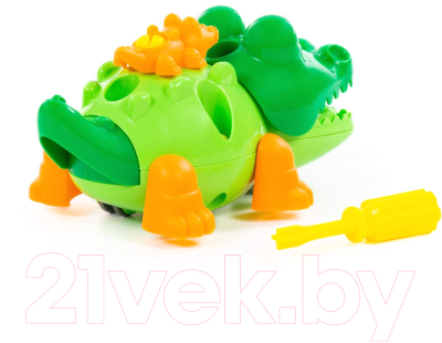 Конструктор Полесье Крокодил / 84446