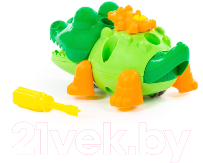 Конструктор Полесье Крокодил / 84446