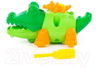 Конструктор Полесье Крокодил / 84446
