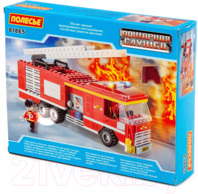 Конструктор Полесье Классик. Пожарная служба-3 / 81865
