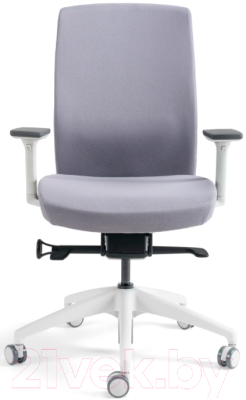 Кресло офисное Bestuhl J2 White Pl без подголовника с подлокотником