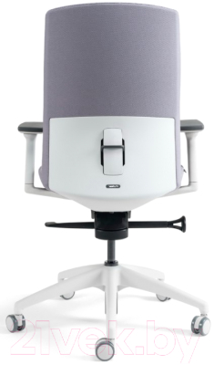 Кресло офисное Bestuhl J2 White Pl без подголовника с подлокотником