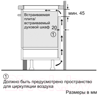 Индукционная варочная панель Bosch PIE611FC5R