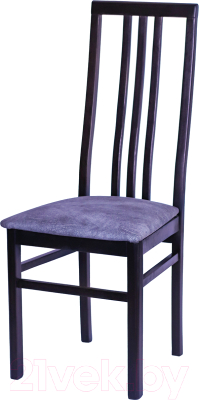 Стул Ельская мебельная фабрика МДК-82 / 15С 357 (венге/кашемир серый) - фото