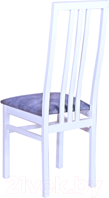 Стул Ельская мебельная фабрика МДК-82 / 15С 443 (эмаль белая/кашемир серый)