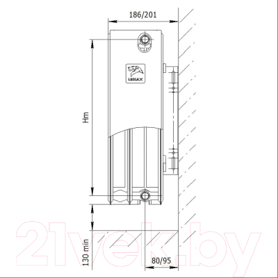 Радиатор стальной Лемакс Valve Compact Universal тип 33 500х1400