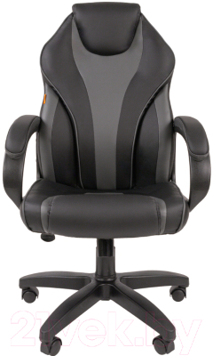 Кресло офисное Chairman 299 (экопремиум черный/серый)