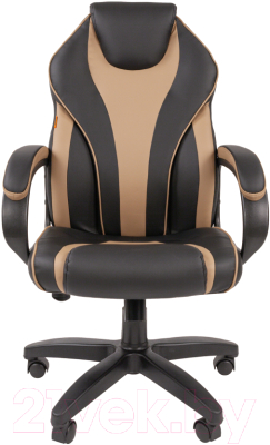 Кресло офисное Chairman 299 (экопремиум черный/бежевый)