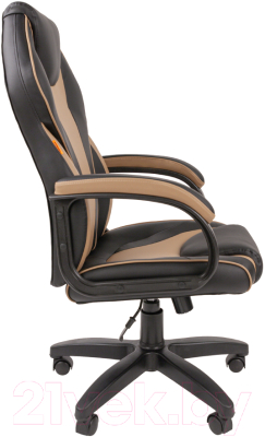 Кресло офисное Chairman 299 (экопремиум черный/бежевый)