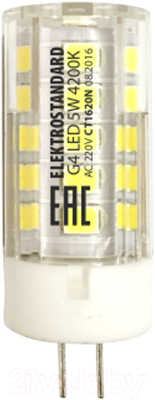 Лампа Elektrostandard G4 LED 5W 220V 4200K BLG404 - фото