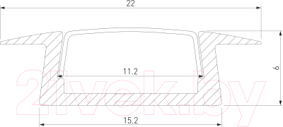 Профиль для светодиодной ленты Elektrostandard LL-2-ALP007