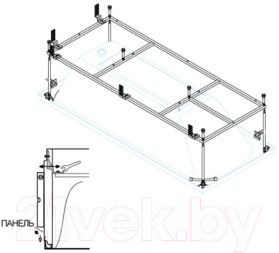 Каркас Cezares PLANE-200-90-MF-R