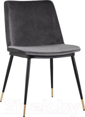 Стул Stool Group Мелисса / FDC8028 DARK GREY FUT-81 (велюр темно-серый) - фото