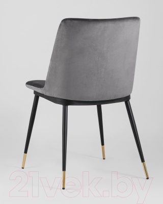 Стул Stool Group Мелисса / FDC8028 DARK GREY FUT-81 (велюр темно-серый)