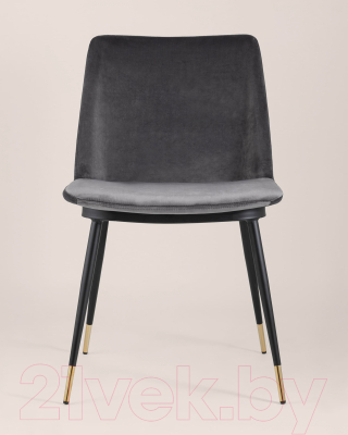 Стул Stool Group Мелисса / FDC8028 DARK GREY FUT-81 (велюр темно-серый)