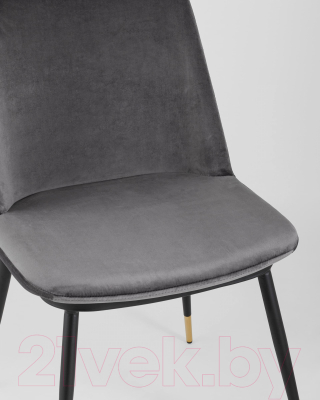Стул Stool Group Мелисса / FDC8028 DARK GREY FUT-81 (велюр темно-серый)