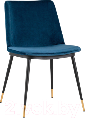 Стул Stool Group Мелисса / FDC8028 BLUE FUT-40 (велюр синий) - фото