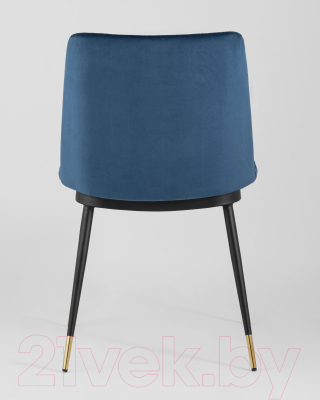 Стул Stool Group Мелисса / FDC8028 BLUE FUT-40 (велюр синий)