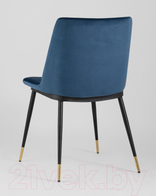 Стул Stool Group Мелисса / FDC8028 BLUE FUT-40 (велюр синий)