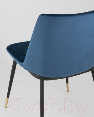Стул Stool Group Мелисса / FDC8028 BLUE FUT-40 (велюр синий)