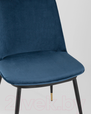 Стул Stool Group Мелисса / FDC8028 BLUE FUT-40 (велюр синий)