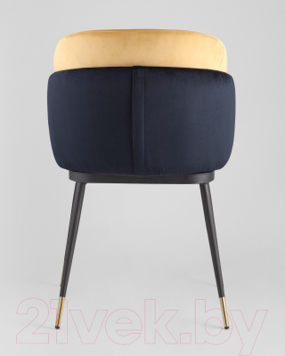 Стул Stool Group Пенелопа / FDC8054 FUT-78 + FUT-61 (вельвет синий/желтый)