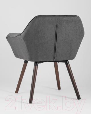 Стул Stool Group Брайан / HY-54 (замша темно-серый)