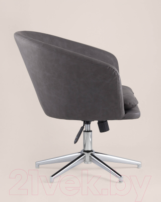 Кресло офисное Stool Group Харис / HARRIS 15 (регулируемое/ПУ, серый)