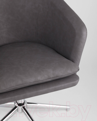 Кресло офисное Stool Group Харис / HARRIS 15 (регулируемое/ПУ, серый)