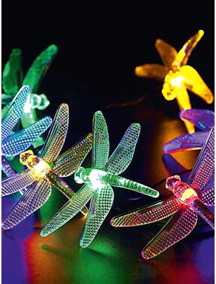 Садовая гирлянда ArtStyle Стрекозы / CL-SS28M - фото