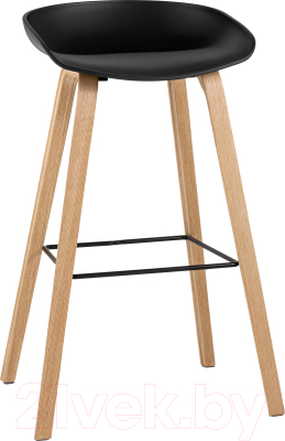 Стул барный Stool Group Libra / 8319 (черный/деревянные ножки) - фото