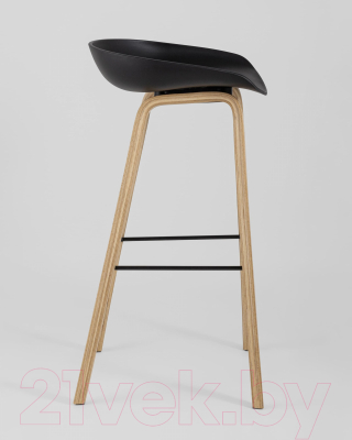 Стул барный Stool Group Libra / 8319 (черный/деревянные ножки)