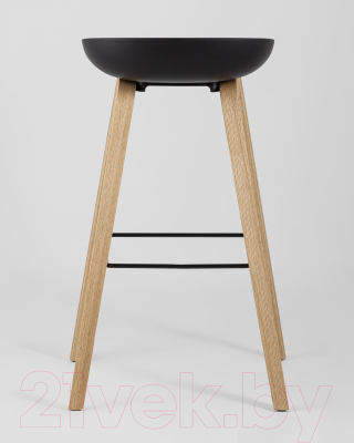 Стул барный Stool Group Libra / 8319 (черный/деревянные ножки)