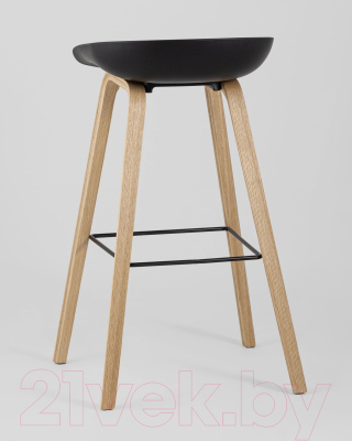 Стул барный Stool Group Libra / 8319 (черный/деревянные ножки)