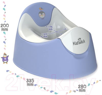 Детский горшок Kidwick Трио / KW090501