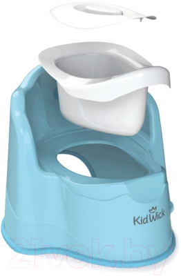 Детский горшок Kidwick Королевский / KW080204 (голубой)