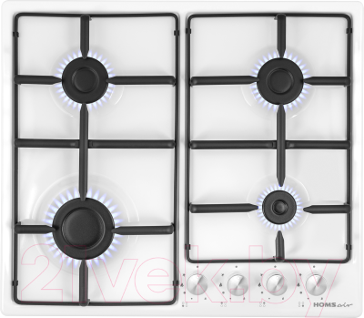 Газовая варочная панель HOMSair HGE643GWH - фото