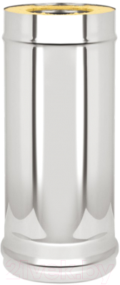 Труба дымохода Везувий Сэндвич 0.8мм д.120х200 L-1м - фото