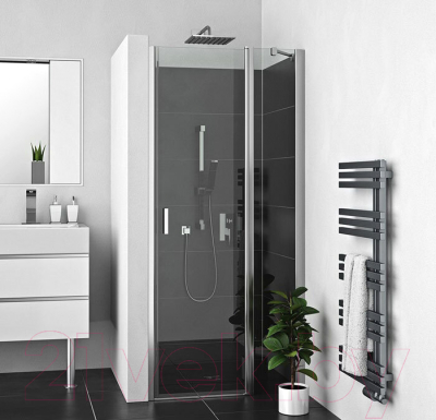 Душевая дверь Roth LZDO1/90 + LZ (хром/прозрачное стекло)