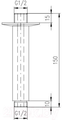 Душевой кронштейн Slezak RAV MD0311SM