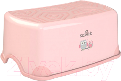 Табурет-подставка Kidwick Черепаха / KW190300 (розовый/темно-розовый) - фото