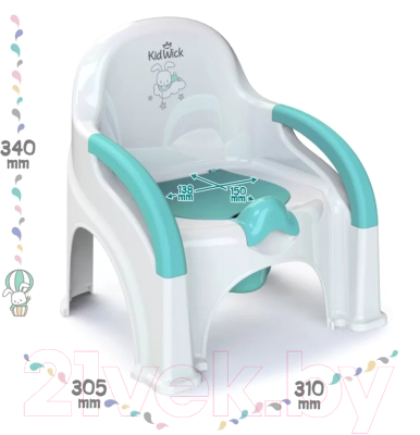 Детский горшок Kidwick Премьер / KW110102