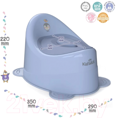 Детский горшок Kidwick Улитка / KW040504
