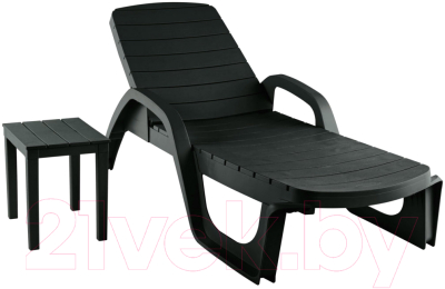 Шезлонг Ellastik Plast Прованс 190x70x32