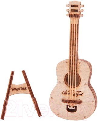 Конструктор Wood Trick Вудик Гитара / 1234-W6 - фото