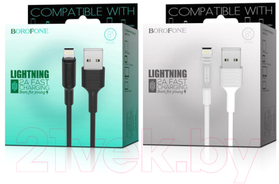 Кабель Borofone BX1 USB Lightning 1/50/200