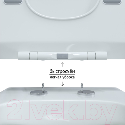 Унитаз подвесной с инсталляцией Berges Floe Rimless / 043223