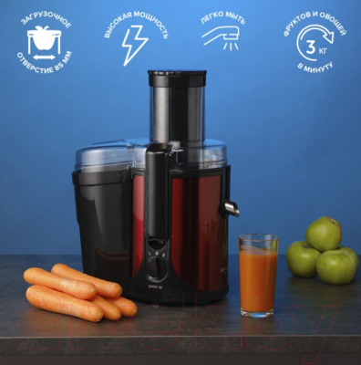 Соковыжималка электрическая Scarlett SC-JE50S48 (красный)